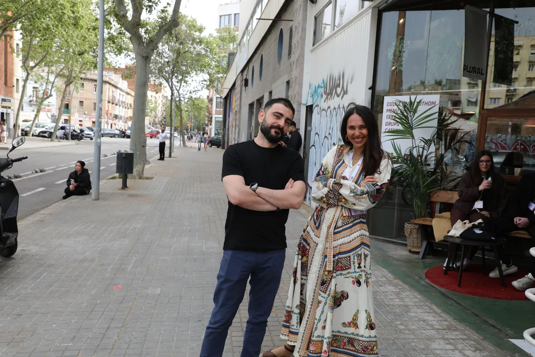 21 April 2026 - UpScrolled - Image - Tech for Palestine - Issam Hijazi and Rahma Zein.JPG